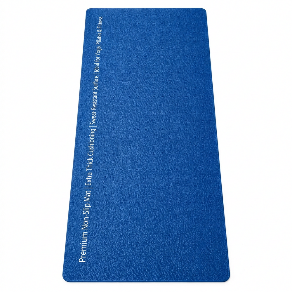 Light Blue Non-Slip Yoga Mat – 6mm