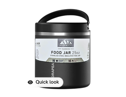 25 Oz. Oz. Double Wall Vacuum Insulated Food Container Jar [Hot or Cold Meals] - Color: Pink