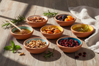 Sky Terracotta Pinch Bowls - Nuts & Condiments
