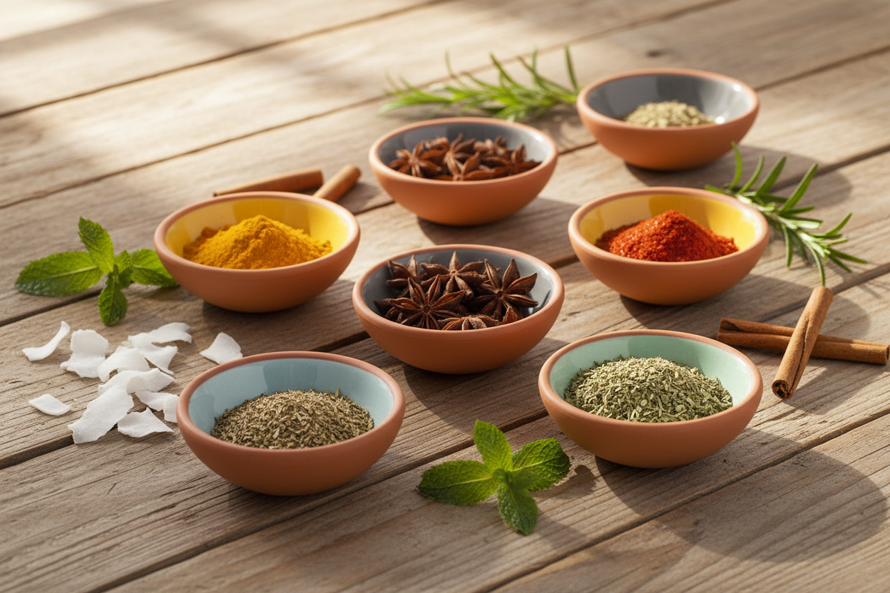 Sky Terracotta Pinch Bowls - Spices