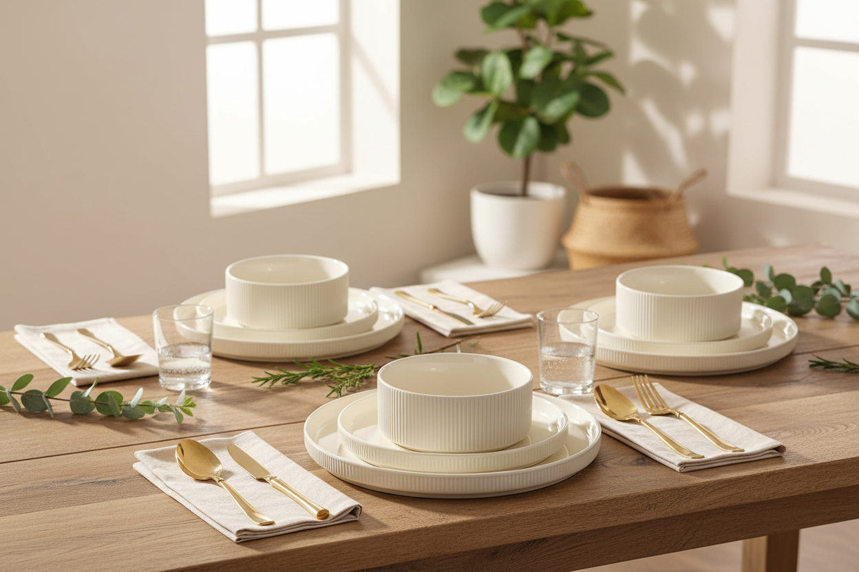 Terra Ceramic – Dining Table Lifestyle