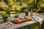 Tourmaline Platter - Outdoor Wooden Table