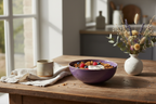 Tourmaline Stoneware Cereal Bowl Lifestyle